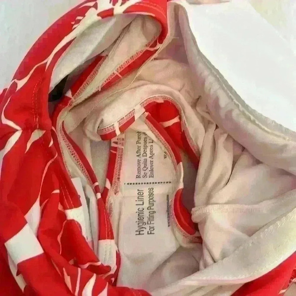 Vince Camuto NWT Tangerine One Shoulder One Piece Swimsuit MSRP $108 Women Sz 10 - Picture 8 of 12